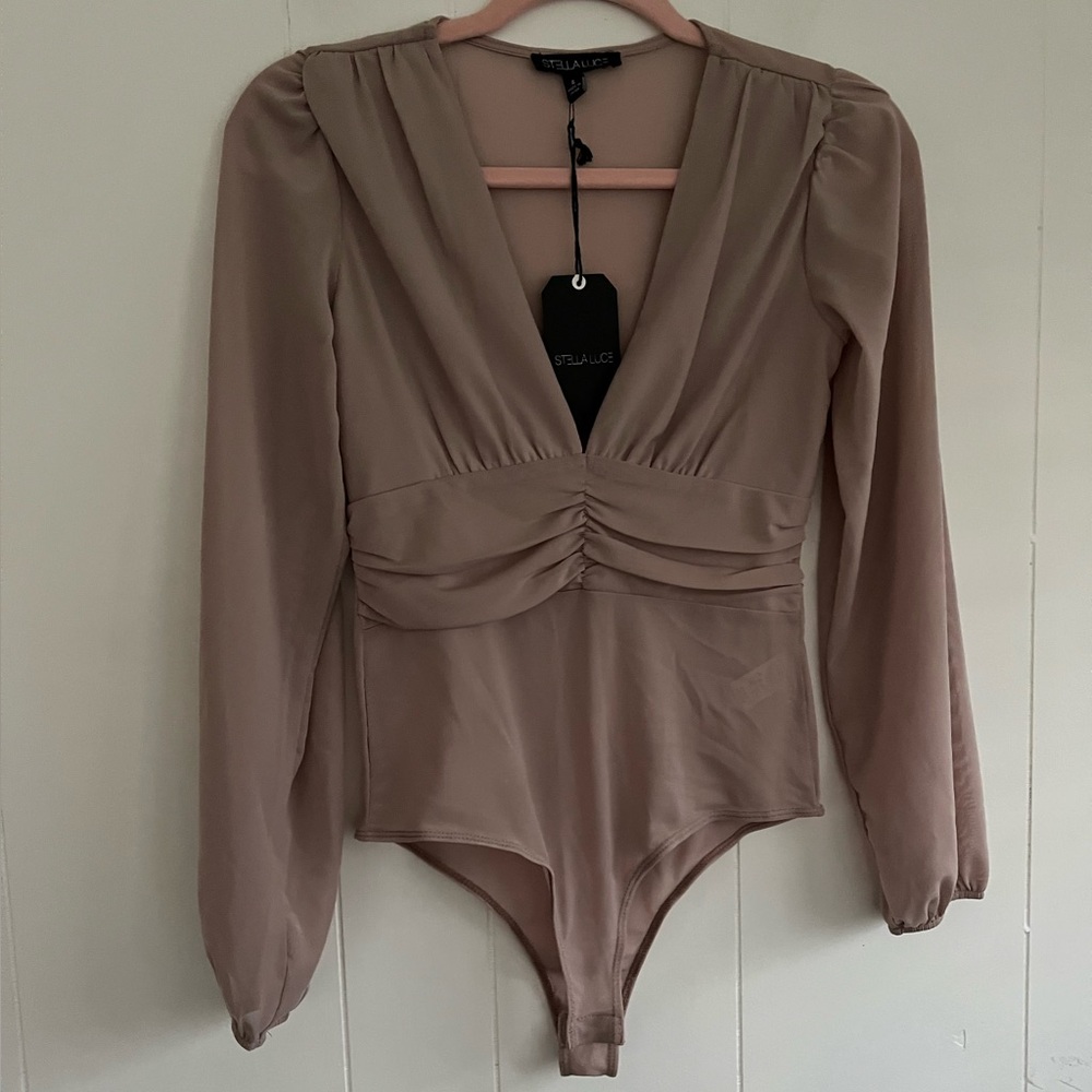 NEW Stella Luce Mesh Bodysuit Size Small